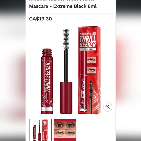 Rimmel London Other - Rimmel Wonder Volume Thrill Seeker Mascara from UK- Extreme Black